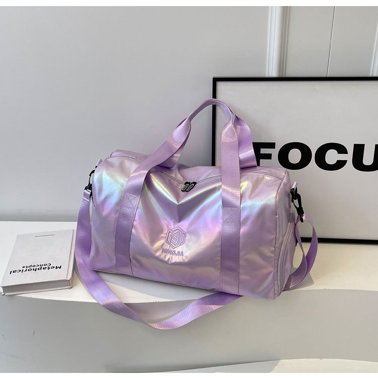 Metallic Fitness Duffel