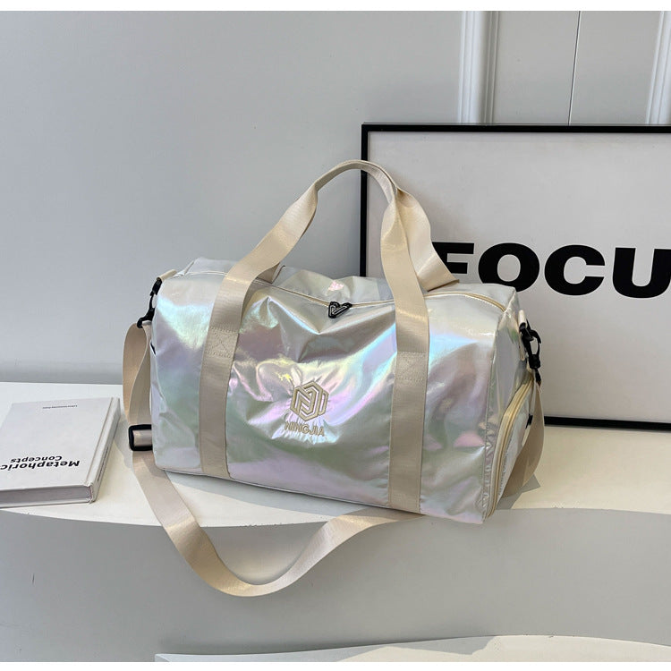 Metallic Fitness Duffel