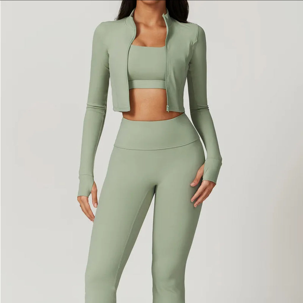 Fitted Sport Tracksuit Set