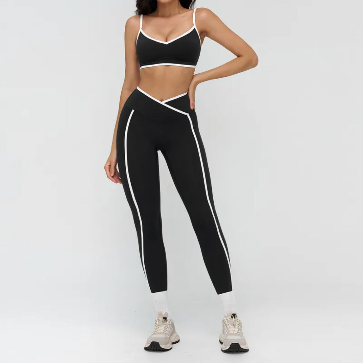 Ribbed Two Tone Veronica Legging Year of Ours Leggings