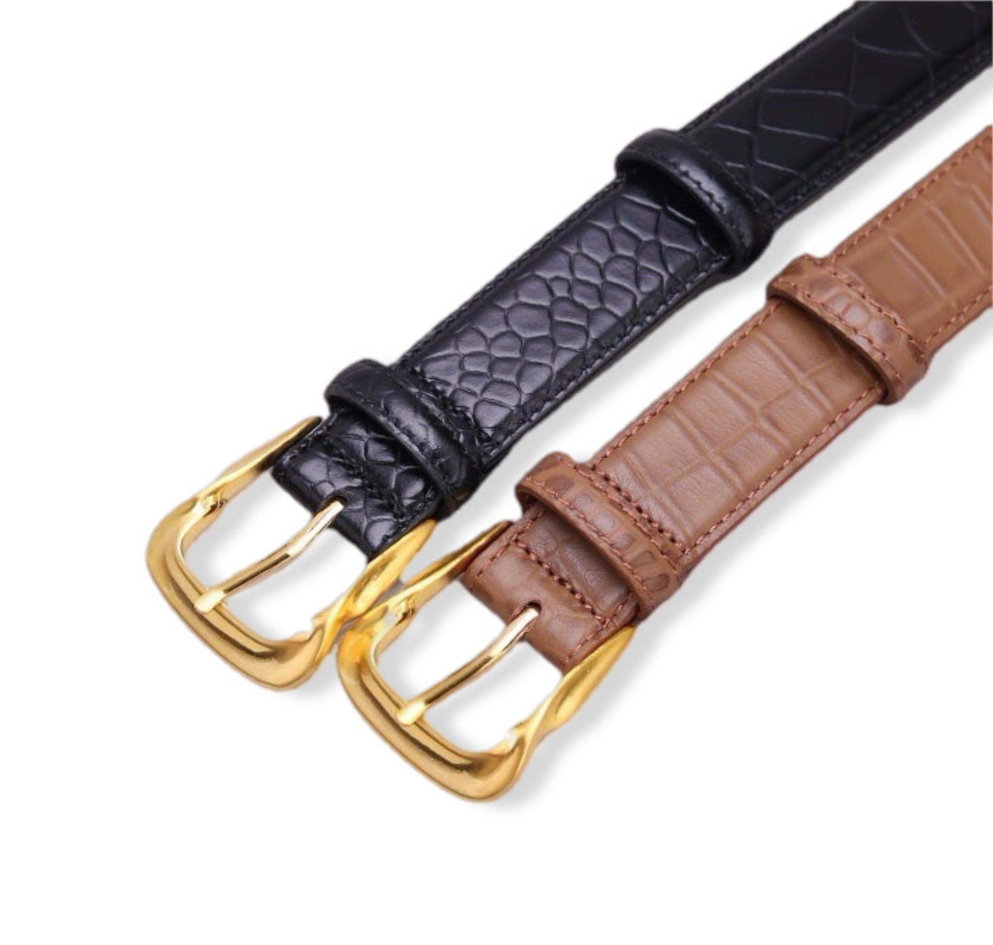 Crocodile Embossed Belt