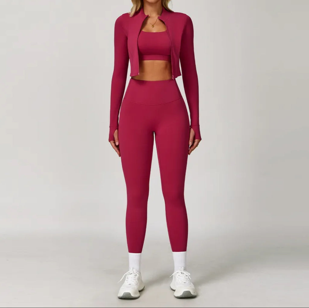 Fitted Sport Tracksuit Set
