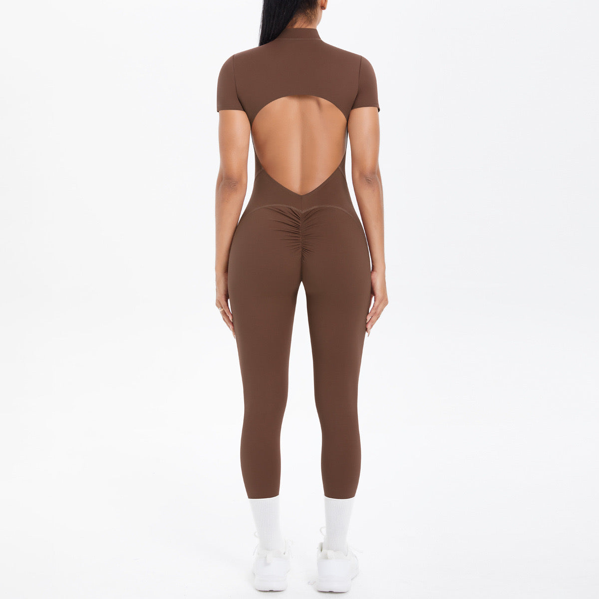 Tight Fit Backless Jumpsuit
