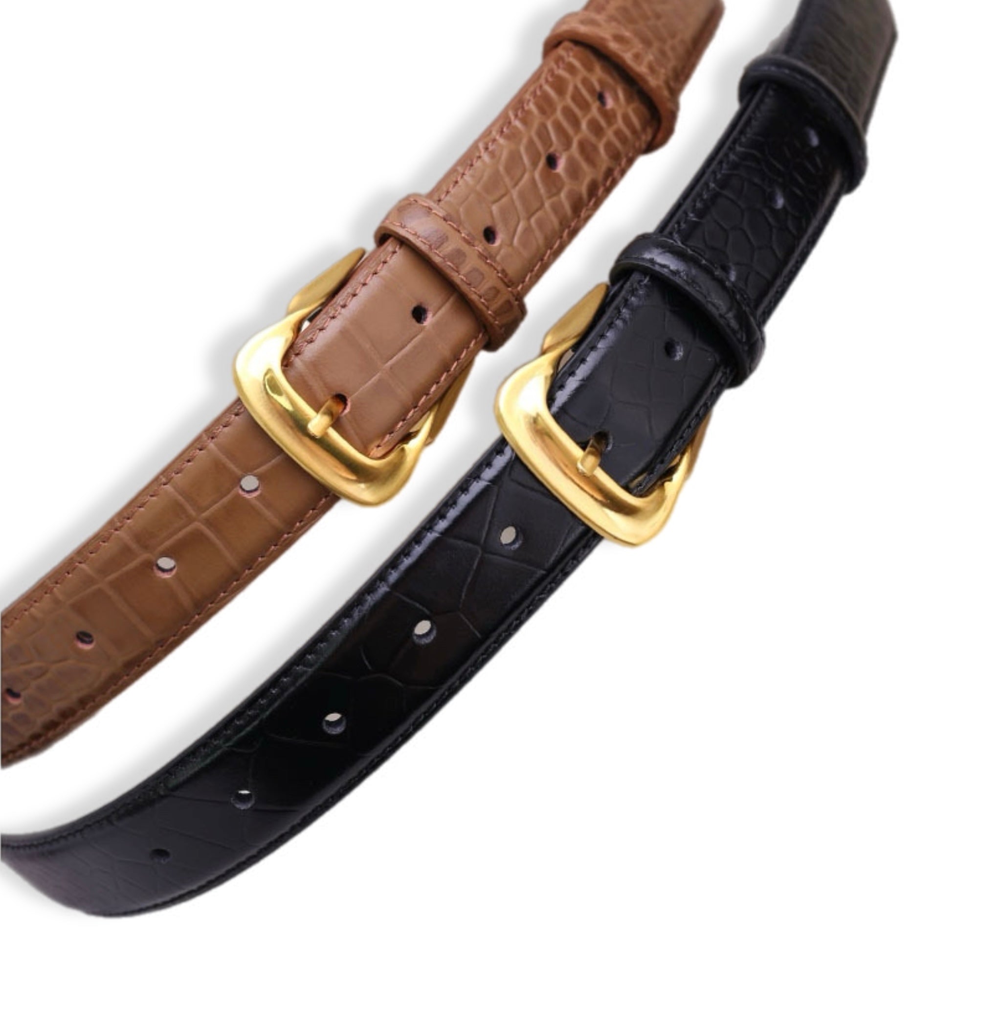 Crocodile Embossed Belt