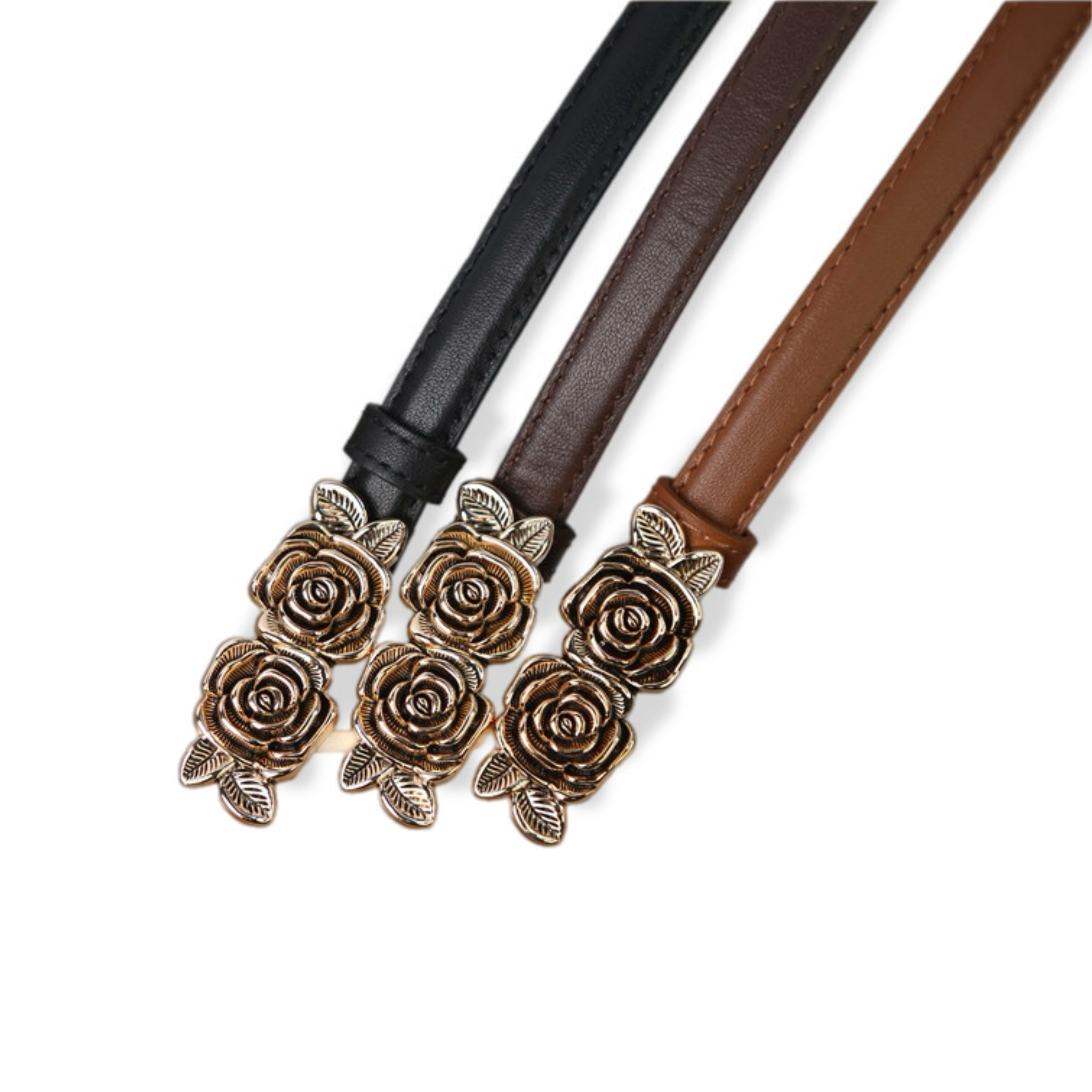 Rose Buckle Belt