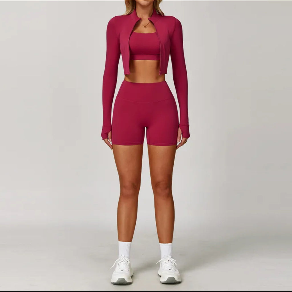 Fitted Sport Tracksuit Set