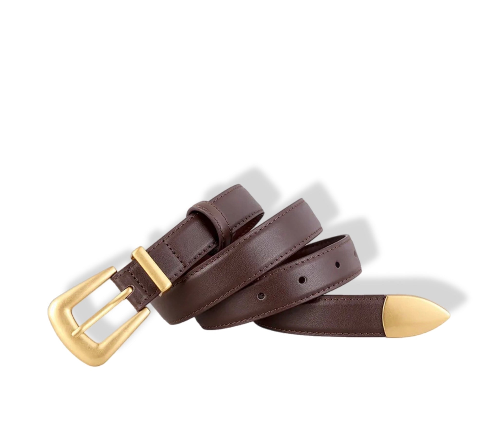 Polished Gold-tone Belt